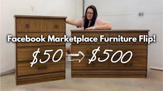 Facebook Marketplace Furniture Flip! | DIY Dresser Overhaul