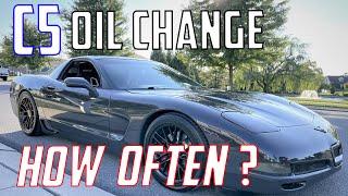 C5 Corvette Oil Change (How OFTEN should you change yours?)