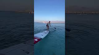 Slow Motion Perfection with Caroline Kuntzel Riding Her SIC Maui SUP Board #sicmaui