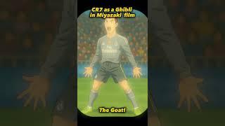 CR7 as a Ghibli character?! ️(AI tried its best!) #goat #football #animefootball  #aiart #chatgpt