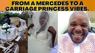 Elegance Wewe!Akothee Driven In A Convertible By Friend Jalango To Her Horse Carriage At Windsor.