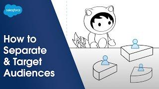 How to Separate & Target Audiences | Customer Data Platform Basics | Salesforce Illustrated