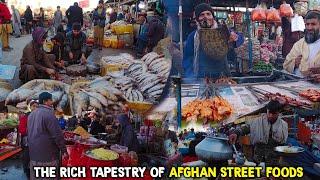 The Rich Tapestry of Afghan Street Foods | amazing street foods | afghanistan | 4K