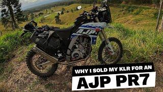 Why I sold my KLR for an AJP PR7 | Tips from a beginner ADV rider