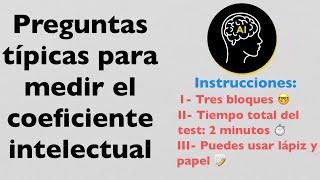 ¿Puedes responder este corto test de IQ y averiguar cuánto mide tu coeficiente intelectual? | 