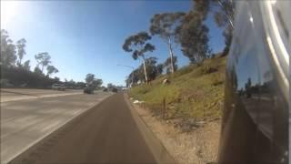 163 to 805 Road Debris [Helmet Cam]