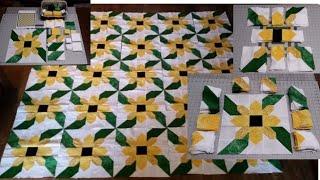 Patchwork baby quilt, zafa art