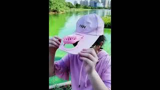 Summer Cooling Fan Cap | China Export #shorts #alibaba #amazon