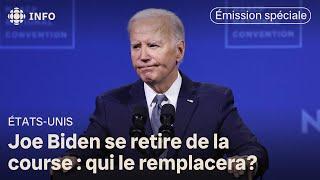 Joe Biden se désiste de l’élection présidentielle : revoyez notre émission spéciale