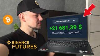 Trading on FUTURES | Analysis of deals for the week | Cryptocurrency scalping on Binance/ByBit