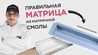 Матрица из полиэфирной смолы с армированием // ШКОЛА КОМПОЗИТОВ // COMPOSIT-STROY.RU