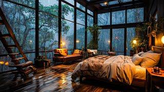 Rain Sounds for Sleeping - Natural Sounds of Rain and Thunder for Deep Sleep, Meditation, Study