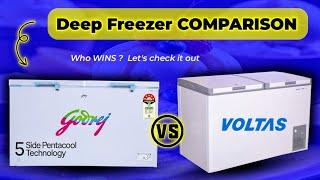 Best Deep Freezer for Home & Business 2025 - Voltas vs GodrejHonest Review & Ranking