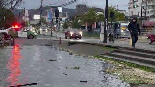 Imágenes muestran desborde de la Laguna Tres Pascualas en cercanías de la USS