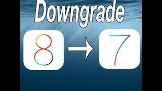 How to DownGrade iOS 8 to iOS 7.1.2