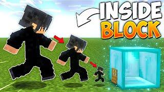 Minecraft But I Can Go INSIDE ANY BLOCK!