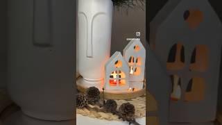 DIY candles houseДомик подсвечник своими руками#christmasornaments#christmasdecor#christmascrafts