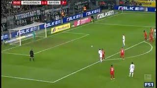 Ramy Bensebaini Goal - Borussia Monchengladbach vs FC Bayern Munich 2-1 Bundesliga 2019/20