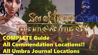 Sea of Thieves Legends of the Sea Complete Guide (All Commendation and Umbra Journal Locations)