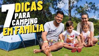 DICAS PARA ACAMPAR COM SUA FAMÍLIA | O QUE LEVAR EM SEU PRIMEIRO ACAMPAMENTO | QUAL BARRACA?