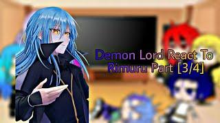 Demon Lord React To Rimuru Part [3/4] |little bit RimuruxCiel| {Jin_Official}