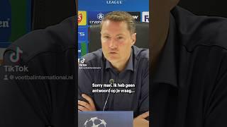 Brian Priske is kritisch op de pers na vragen over huddle: 'Dit wordt te persoonlijk…' #feyenoord
