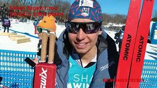 Interview with Julia Kern USA at FIS Cross Country World Cup in Minneapolis, Minnesota, USA 2/18/24