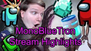 THE SUS IMPOSTER IS CHUG JUNGUS MINECRAFT?! - MonoBlueTron Stream Highlights #5