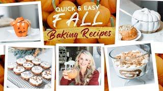 FALL BAKING RECIPES | WHAT TO MAKE FOR FALL