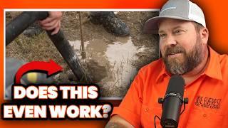 They Dug A Post Hole With A Vacuum?? - Fence Builder Reacts