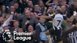 Joelinton goes off the post to give Newcastle the lead | Premier League | NBC Sports