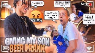 GETTING MY SON DRUNK PRANK ON MOMSHE TRIED TO PRESS CHARGES**SUPER FUNNY**