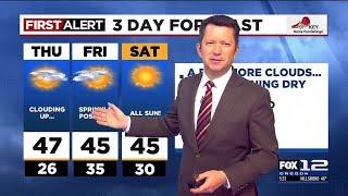 Wednesday evening weather forecast (1/22)