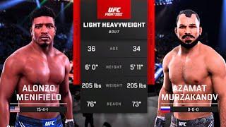 Alonzo Menifield vs Azamat Murzakanov FULL FIGHT | UFC 5 AI Simulation