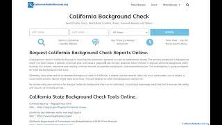 Access California Court Records Online.