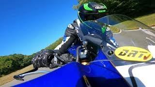 roulage folembray Yamaha R6 le 6&7 +crash & cueillette coquelicot