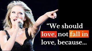Taylor Swift | Best of her quotes about love and life | Don't fall in love