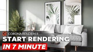 How to Render with Corona Renderer-3Ds Max (Beginner Guide)