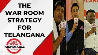 Telangana Roundtable: The Election & War Room Strategies Of BRS, Congress & BJP | India Today