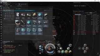 EvE Online заработок и лут с комбат сайта сияние (Radiance) Loki фит