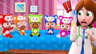 Five Little Monkeys Song - Jumping on the Bed + More Nursery Rhymes & Kids Songs - Little Song PIB