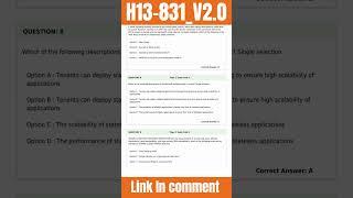 H13-831_V2.0 Exam Dumps: Master the HCIE-Cloud Architect Exam