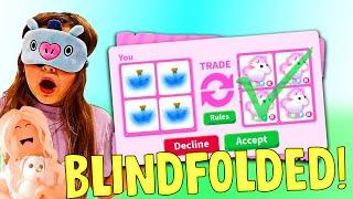 BLINDFOLDED TRADE CHALLENGE In Adopt Me! ROBLOX | JKREW GAMING
