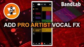 How to create pro artist vocal fx in Bandlab using textures