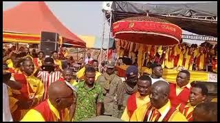 Apostle James Kofi Takyi demonstrating his Dancing skills 