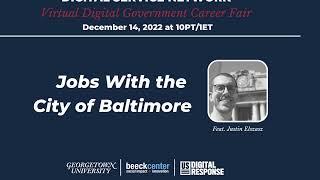 Digital Service Jobs With the City of Baltimore