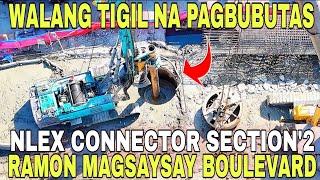 WALANG TIGIL NA PAGBUBUTAS Nlex connector section'2 Magsaysay Boulevard UPDATE MAY:10:2024