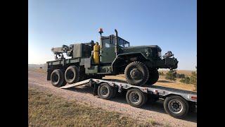 M816 5 Ton Wrecker Loaded Up for Transport