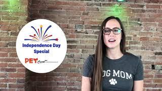 A Pet Expo video message for July 4th!