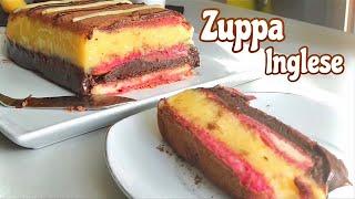 ZUPPA INGLESE ricetta facile e veloce senza cottura ENGLISH SOUPE CAKE